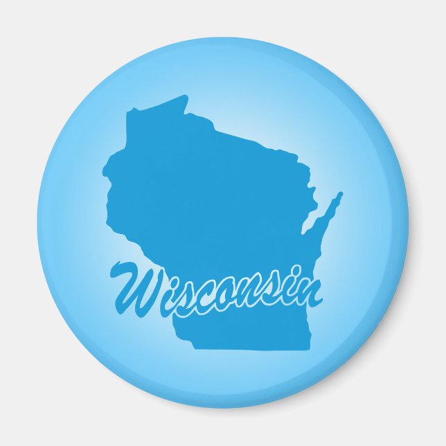 Aimant État Wisconsin (Devant)