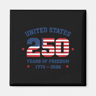 Aimant États-Unis 250 Ans De Dom 1776 2026 4 Juillet