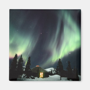 Aimant États-Unis, Alaska, Chena Hot Springs.Aurora