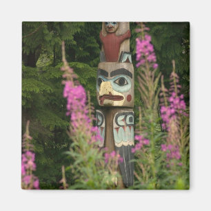 Aimant États-Unis, Alaska, Ketchikan, État de Totem Big