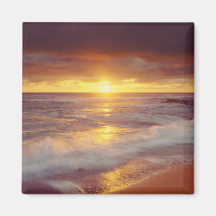 Aimant États-Unis, Californie, San Diego. Plage de Sunset