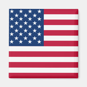 Aimant États-Unis Drapeau américain étoiles et rayures