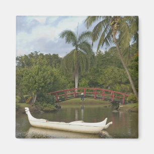 Aimant États-Unis, Hawaï, Kauai, jardin de luau de la fam