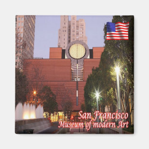 Aimant États-Unis Musée d'art Carré de San Francisco Alam