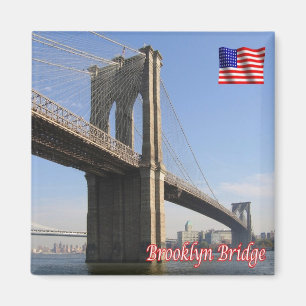 Aimant États-Unis - New York City - Brooklyn Bridge