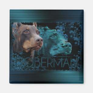 Aimant Eternité - Doberman