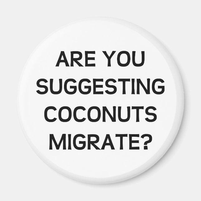 Aimant Êtes-Vous Des Noix De Coco ? (Devant)