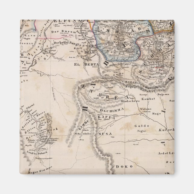 Aimant Éthiopie, Somalie, Afrique (Devant)