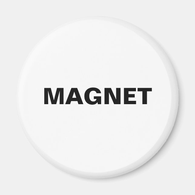 Aimant Étiquette d'article générique (Devant)