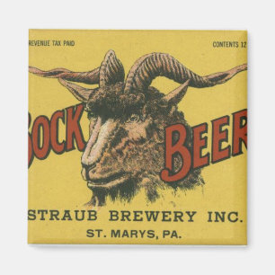 Aimant Étiquette de bière de Bock