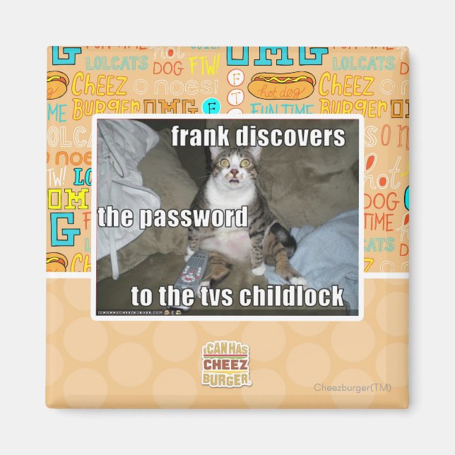 Aimant Étiquette TV (Devant)