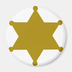 Aimant Étoile de shérif