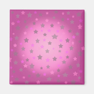 Aimant étoile rose et gris