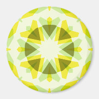 Etoile verte Jaune Lumineuse Décor Dopamine Art Ki