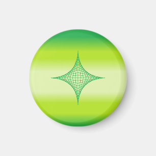 Aimant Étoile verte (ronde)