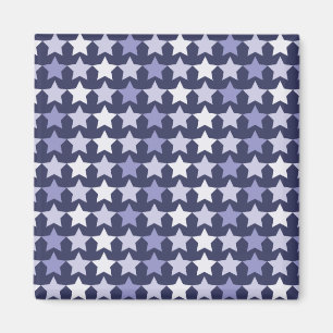 Aimant Étoiles bleues de la marine patriotique