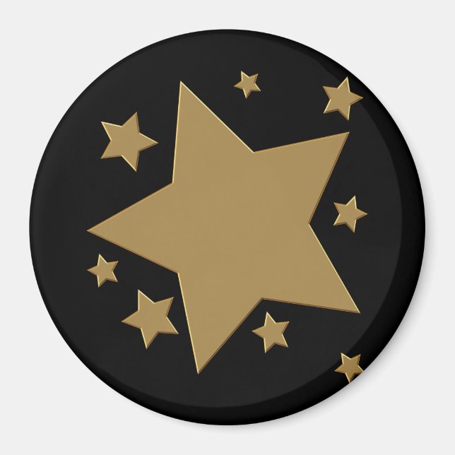Aimant Étoiles d'or (Devant)
