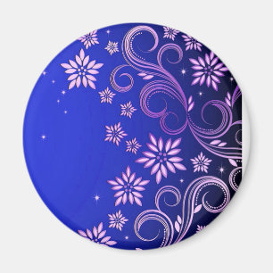 Aimant Étoiles et fleurs 3