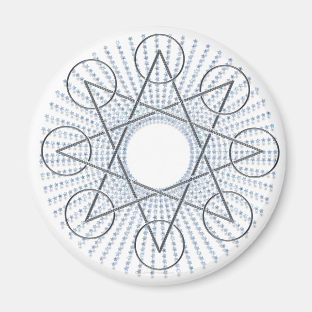 Aimant Étoiles octagrammes (Devant)