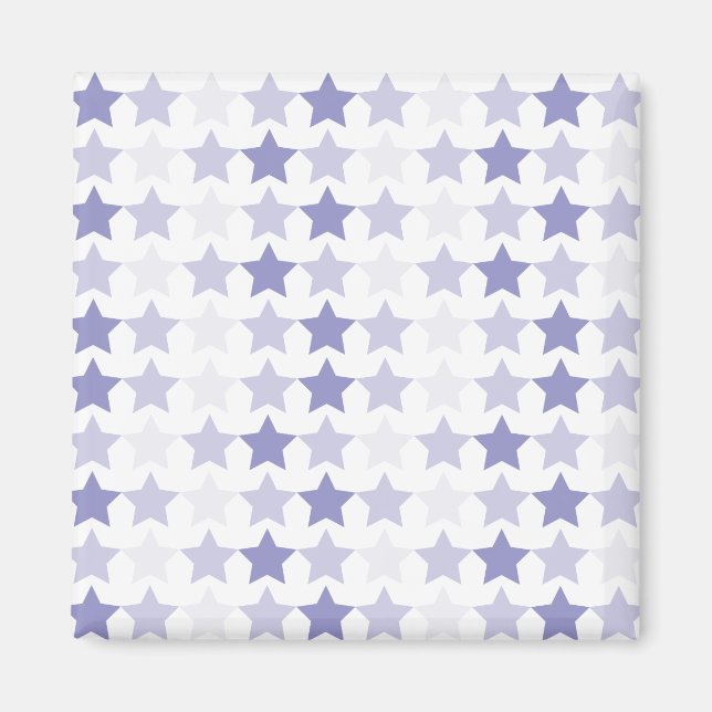 Aimant Étoiles Patriotique Blue Ombre (Devant)
