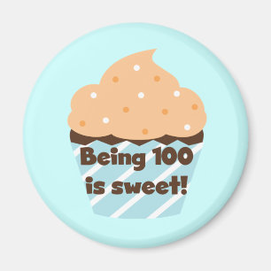 Aimant Être 100 est T-shirts et cadeaux doux