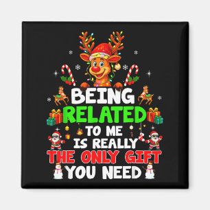 Aimant Être apparenté à moi drôle de Noël en famille Xmas