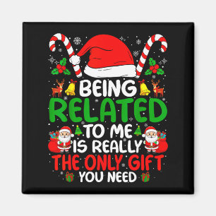 Aimant Être apparenté à moi drôle de Noël famille Xmas Pa
