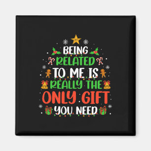 Aimant Etre Lié À Moi Drôle Noël Famille Xmas Pa