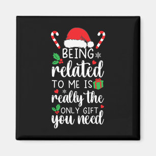Aimant Etre Lié À Moi Drôle Noël Famille Xmas Pa