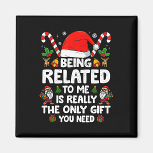 Aimant Etre Lié À Moi Drôle Noël Famille Xmas Pa