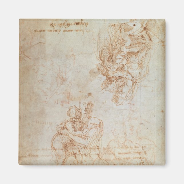 Aimant Études de Madonna et de l'enfant (Devant)