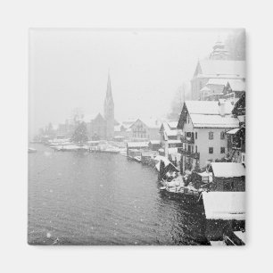 Aimant Europe, Autriche, Hallstat. Vue de la ville sous l