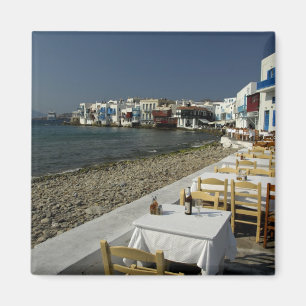 Aimant Europe, Grèce, Mykonos. Vue sur le bord de mer