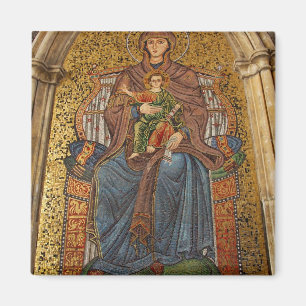 Aimant Europe, Italie, Sicile, Taormine. Madonna et son e