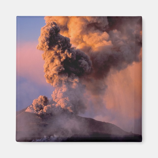 Aimant Event du sommet de l'UE, Italie, Sicile, Mt Etna (Devant)