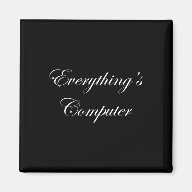 Aimant Everythings Computer In A Tesler Donald Trumps Ele (Devant)