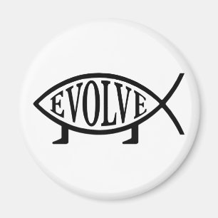 Aimant Évoluez les poissons