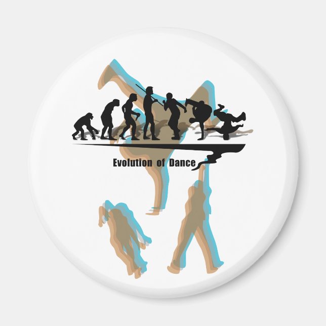 Aimant Évolution de la danse (Devant)