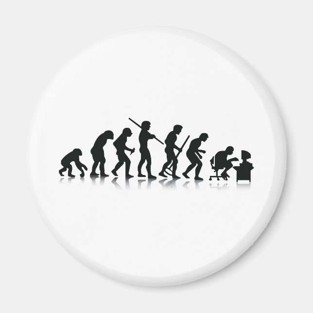 Aimant Évolution des toxicomanes informatiques (Devant)