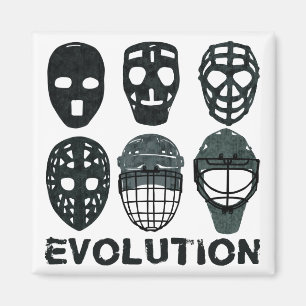 Aimant Évolution du masque de gardien de hockey