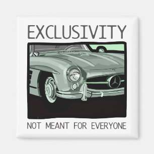 Aimant Exclusivité et richesse - vieille voiture de