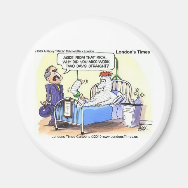 Aimant Excusez-moi de Mlle Travail Drôle Tee - shirt Cart (Devant)