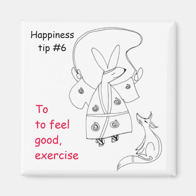 Aimant exercice pour se sentir bien (Devant)