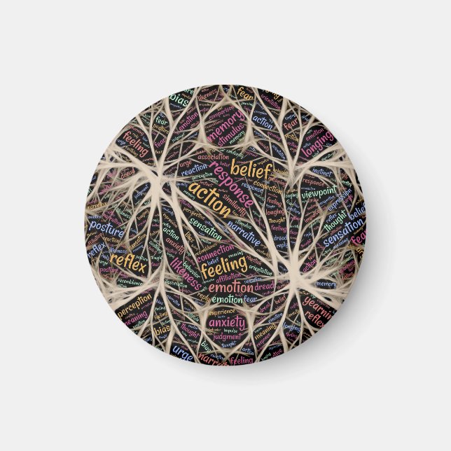 Aimant Expérience humaine Art Word Inspiré (Devant)