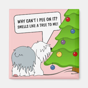 Aimant Expliquez maintenant à votre chien le sens de Noël