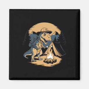 Aimant Exploration de dinosaures camping pour enfants gar