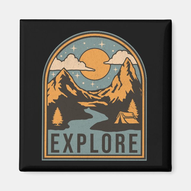 Aimant Explorer la conception de texte (Devant)