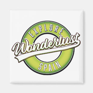 Aimant Explorer l'Espagne Wonderlust 