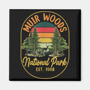 Aimant Explorez la nature à Muir Woods établi en 1908 nat
