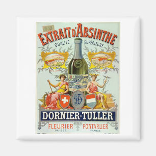 Aimant Extrait d'Absinthe Poster Art